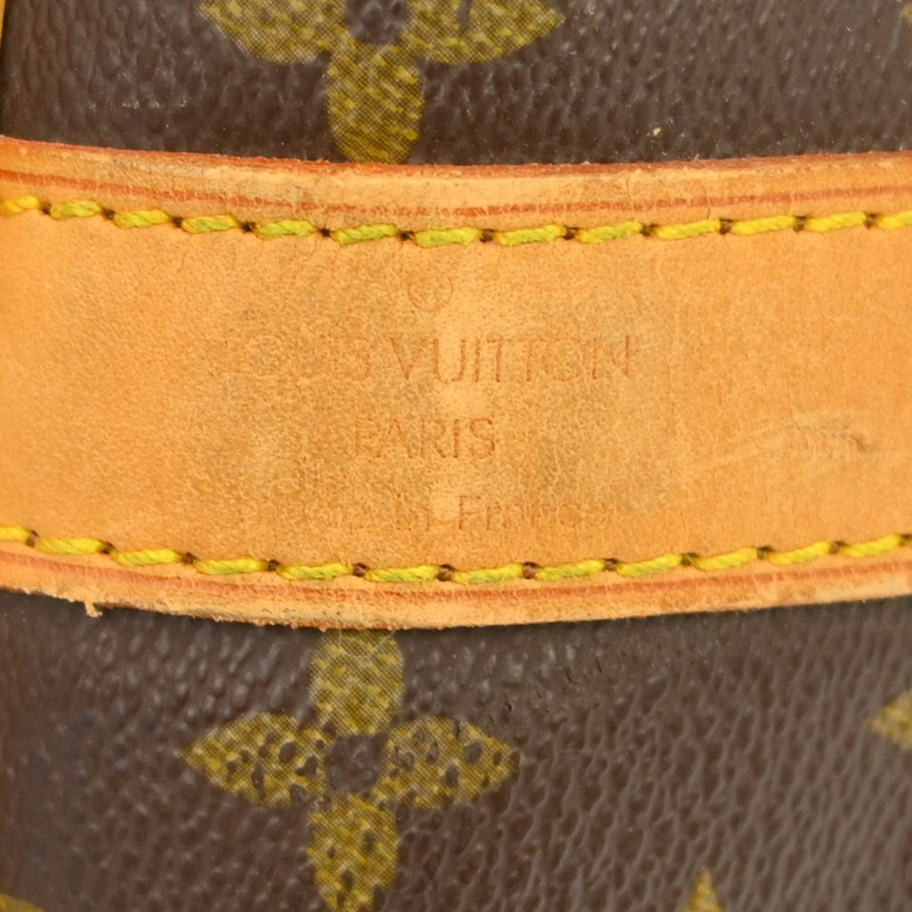 Louis Vuitton Keepall Bandouliere Bag Monogram Canvas Brown Canvas Travel Bag Bag (Pre-Owned)