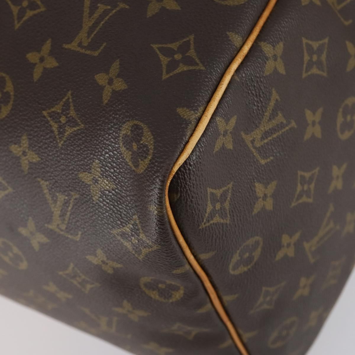 Louis Vuitton Keepall Bag Monogram Canvas Brown Canvas Travel Bag Bag (Pre-Owned)