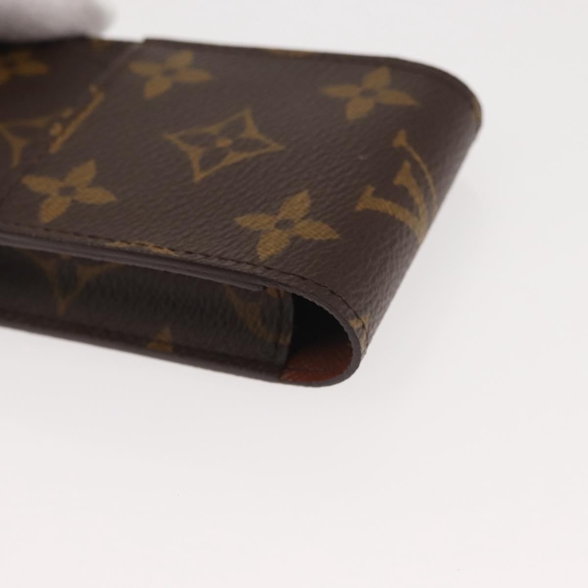 Louis Vuitton Etui Cigarette Case Monogram Canvas Brown Canvas Accessory (Pre-Owned)