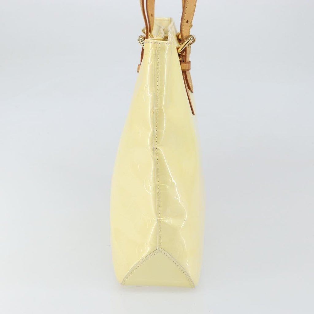 Louis Vuitton Brentwood Handbag Monogram Vernis Yellow Patent_Leather Tote Bag Bag (Pre-Owned)
