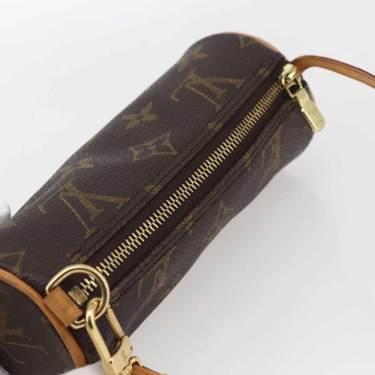 Louis Vuitton Papillon Pochette Monogram Canvas Brown Canvas Clutche & Pouche Bag (Pre-Owned)