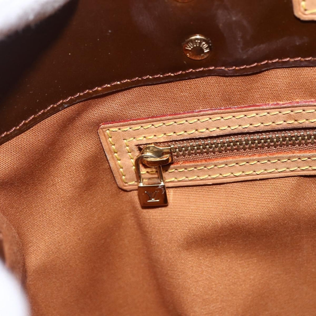 Louis Vuitton Reade Handbag Monogram Vernis Brown Patent_Leather Handbag (Pre-Owned)
