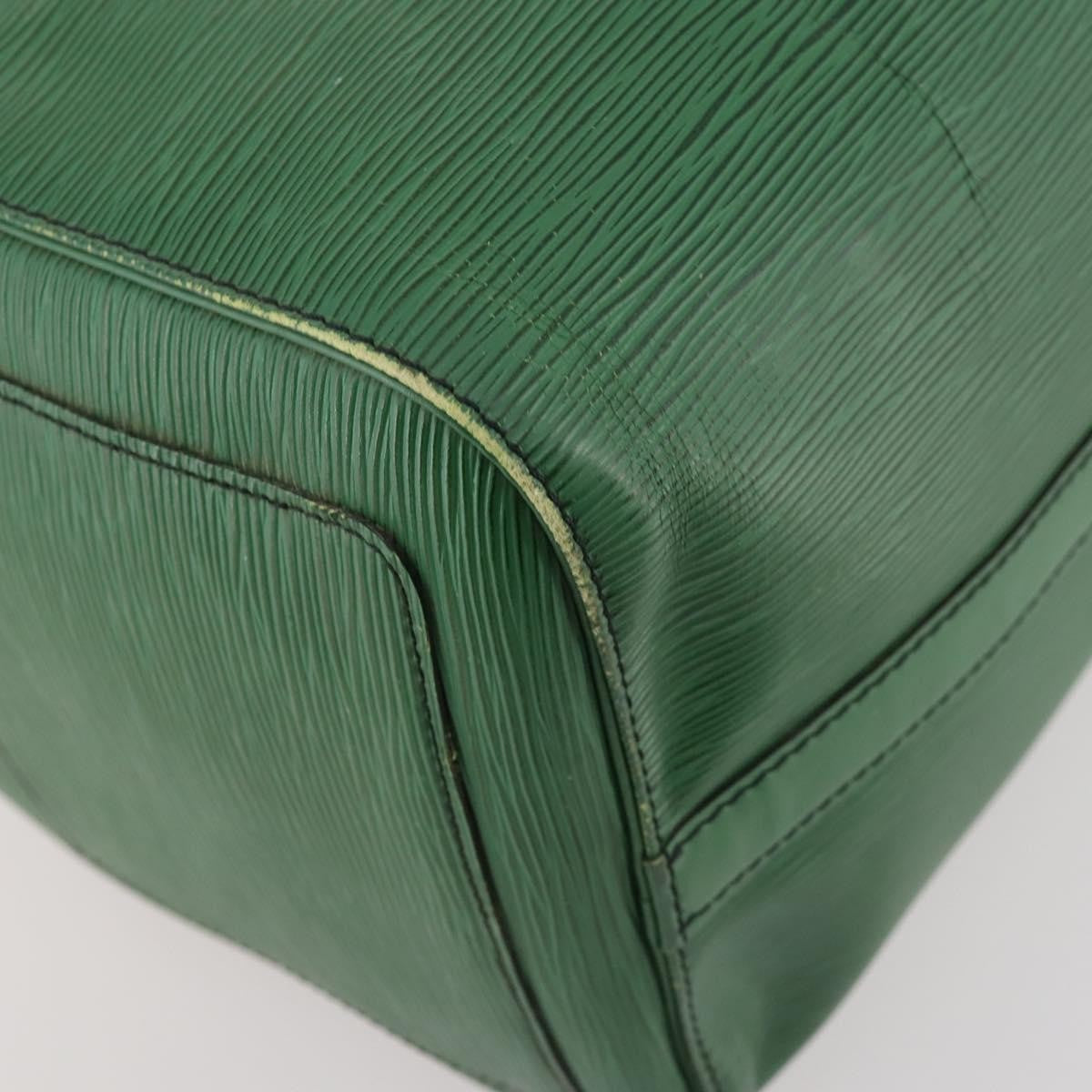 Louis Vuitton Keepall Bag Epi Leather Green Leather Travel Bag Bag (Pre-Owned)