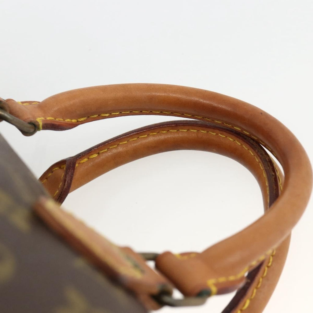 Louis Vuitton Speedy Handbag Monogram Canvas Brown Canvas Handbag (Pre-Owned)