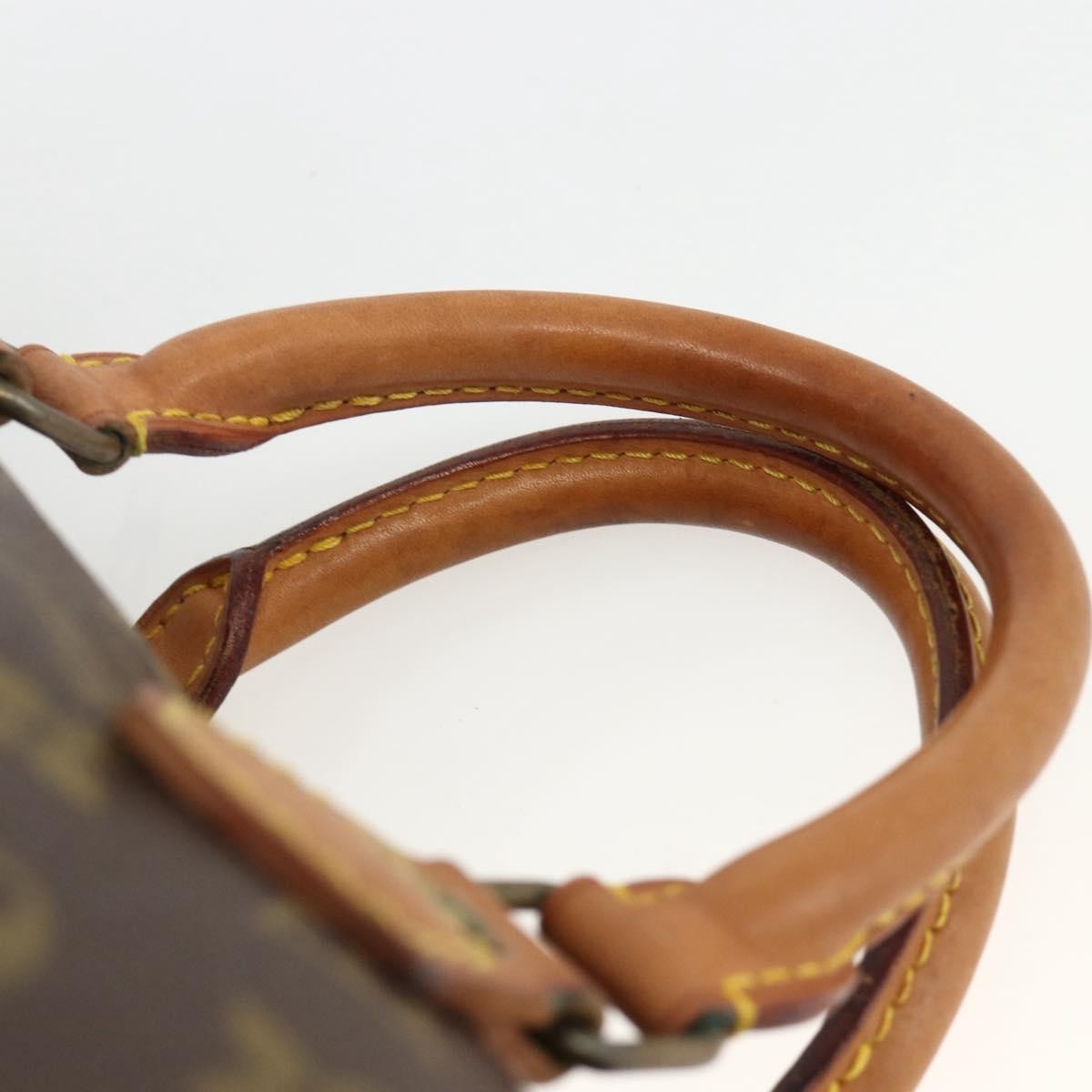 Louis Vuitton Speedy Handbag Monogram Canvas Brown Canvas Handbag (Pre-Owned)