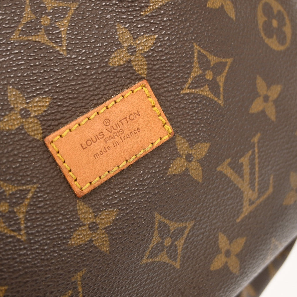 Louis Vuitton Saumur Handbag Monogram Canvas Brown Canvas Shoulder Bag Bag (Pre-Owned)