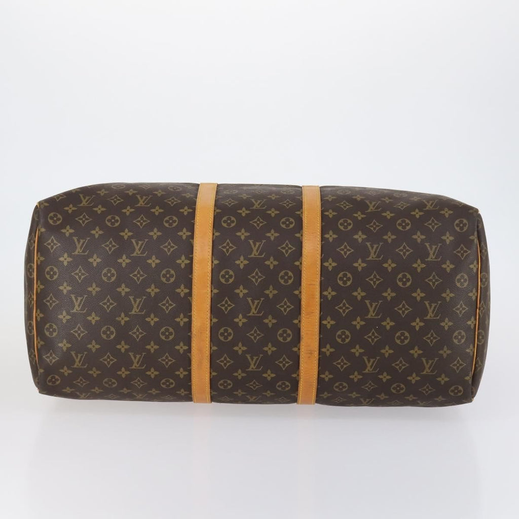 Louis Vuitton Keepall Bag Monogram Canvas Brown Canvas Travel Bag Bag (Pre-Owned)