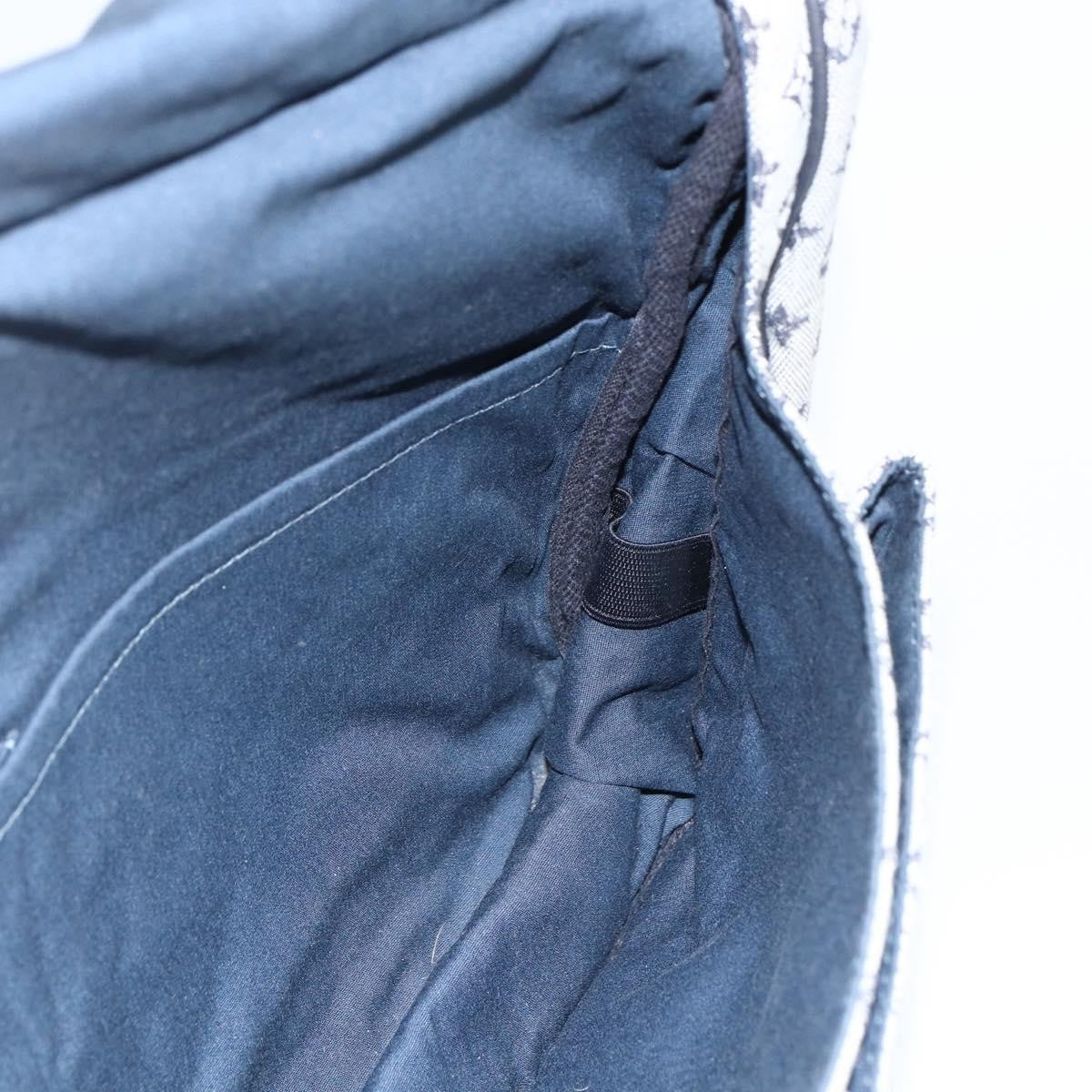 Louis Vuitton Sac Maman Handbag Mini Lin Blue Canvas Shoulder Bag Bag (Pre-Owned)