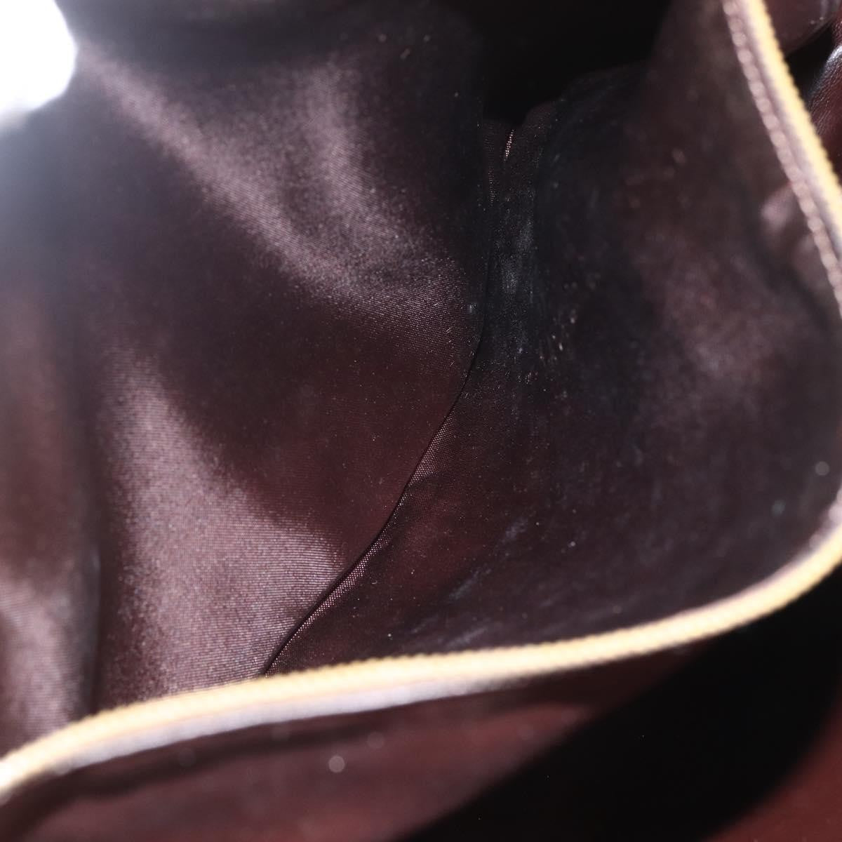 Bottega Veneta Vintage Shoulder Bag Leather Brown Leather Shoulder Bag Bag (Pre-Owned)