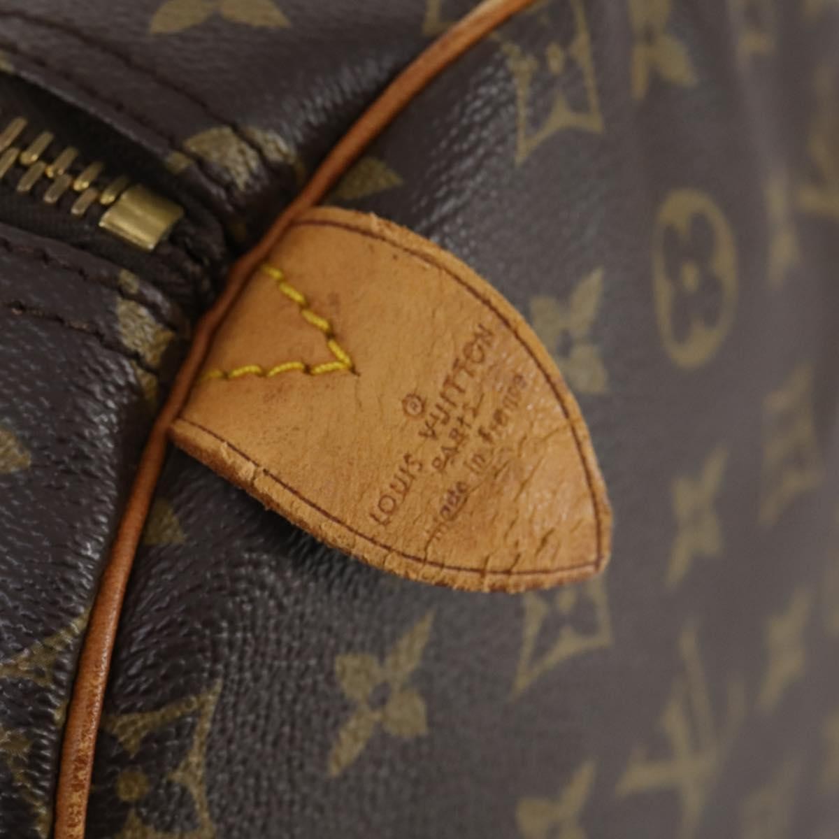 Louis Vuitton Keepall Bag Monogram Canvas Brown Canvas Travel Bag Bag (Pre-Owned)