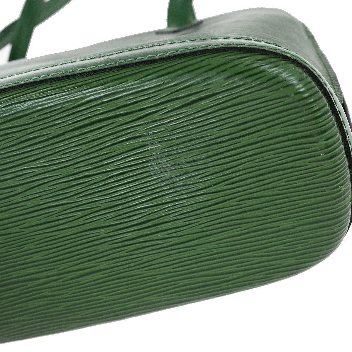 Louis Vuitton Lussac Handbag Epi Leather Green Leather Shoulder Bag Bag (Pre-Owned)