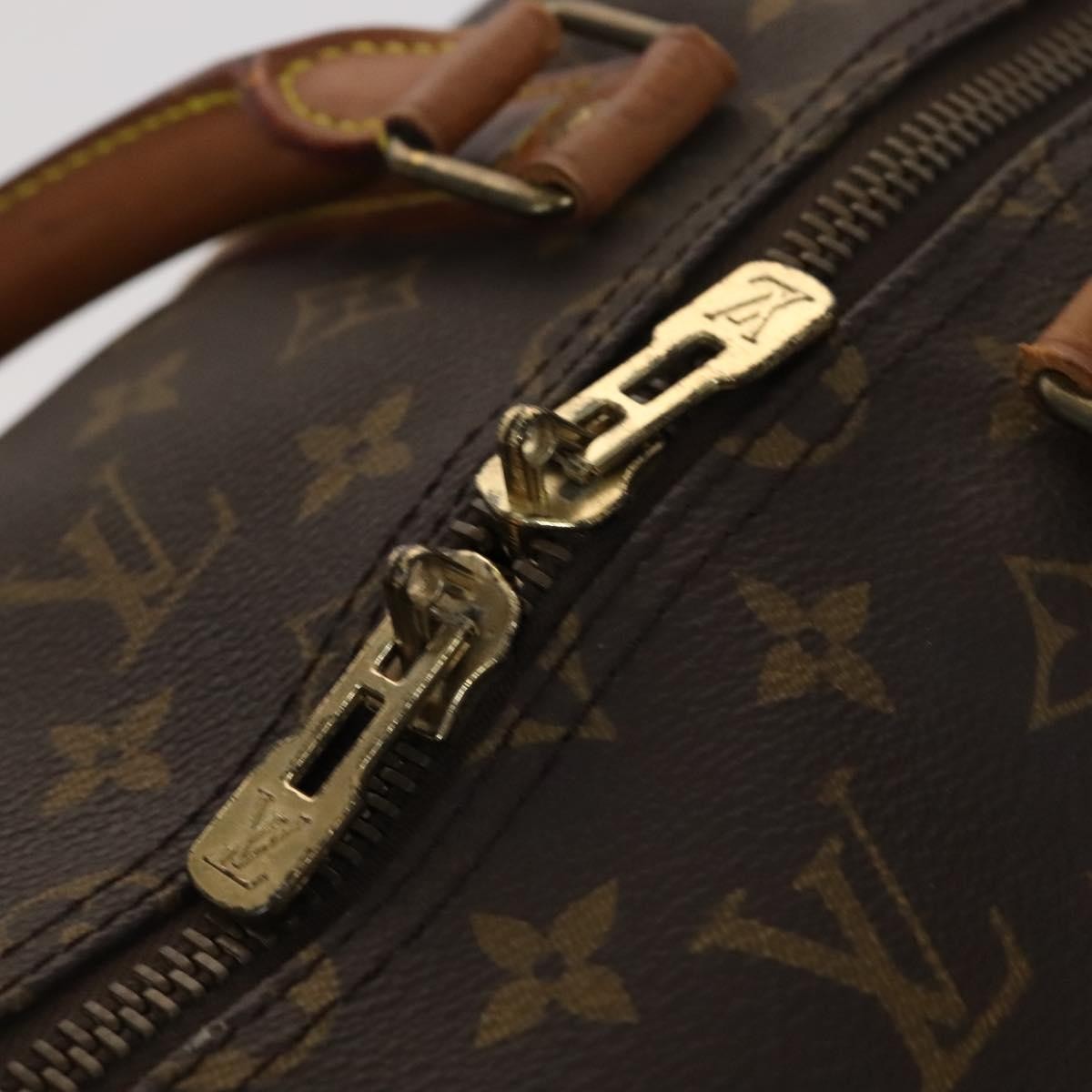 Louis Vuitton Keepall Bag Monogram Canvas Brown Canvas Travel Bag Bag (Pre-Owned)