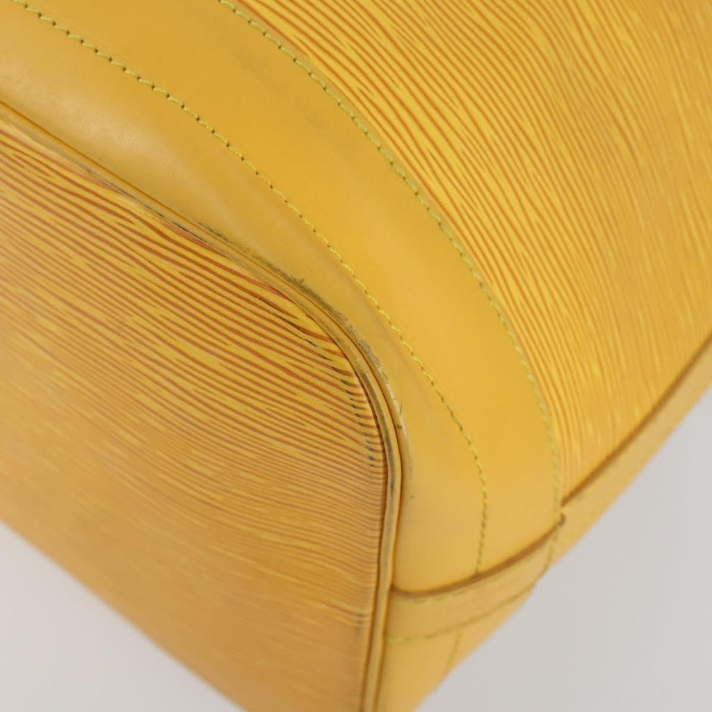Louis Vuitton Noe Handbag Epi Leather Yellow Leather Shoulder Bag Bag (Pre-Owned)