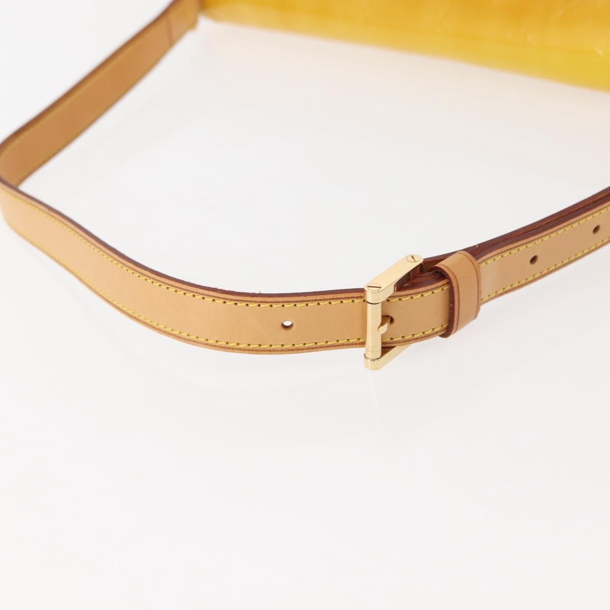 Louis Vuitton Thompson Street Handbag Monogram Vernis Yellow Patent_Leather Shoulder Bag Bag (Pre-Owned)