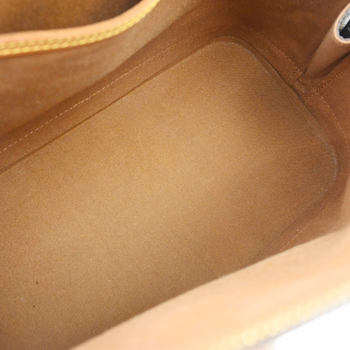 Louis Vuitton Alma Handbag Monogram Canvas Brown Canvas Handbag (Pre-Owned)