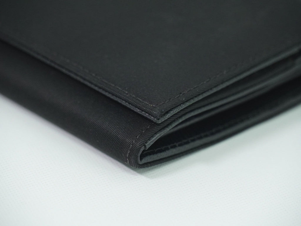 Prada Continental Wallet Tessuto Black Nylon Wallets Accessory (Pre-Owned)