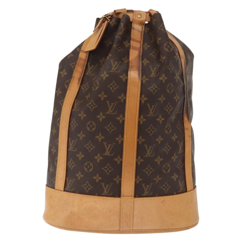 Louis Vuitton Randonnee Backpack Monogram Canvas Brown Canvas Shoulder Bag Bag (Pre-Owned)