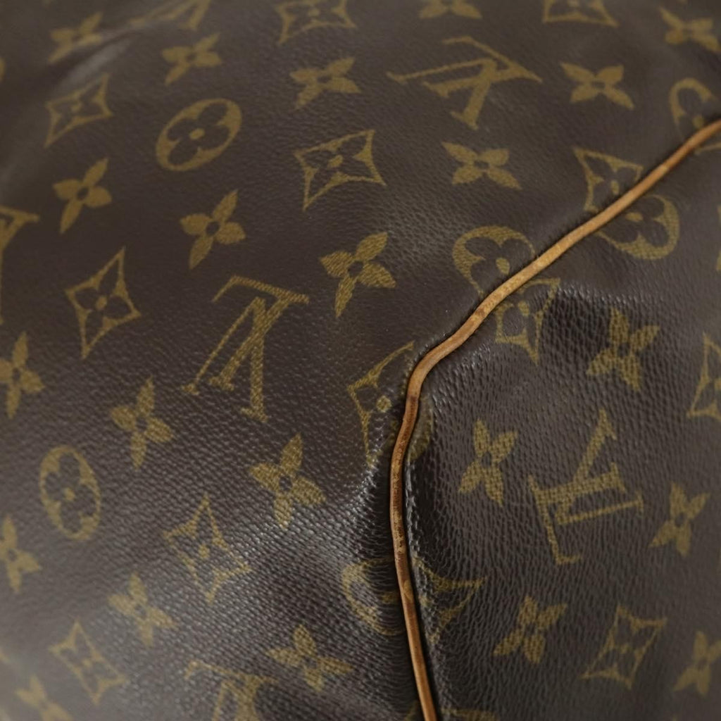 Louis Vuitton Keepall Bag Monogram Canvas Brown Canvas Travel Bag Bag (Pre-Owned)