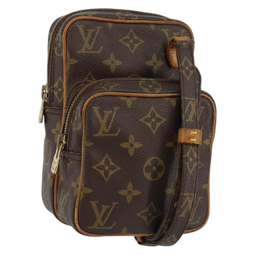 Louis Vuitton Amazone Bag Monogram Canvas Brown Canvas Shoulder Bag Bag (Pre-Owned)