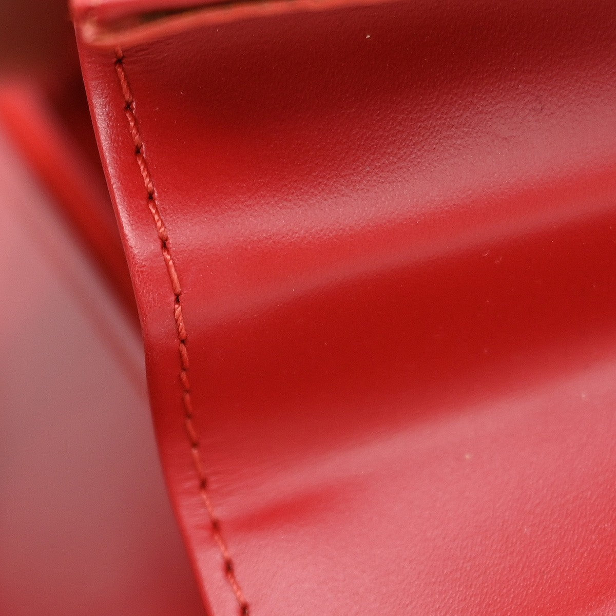 Louis Vuitton Honfleur Handbag Epi Leather Red Leather Shoulder Bag Bag (Pre-Owned)