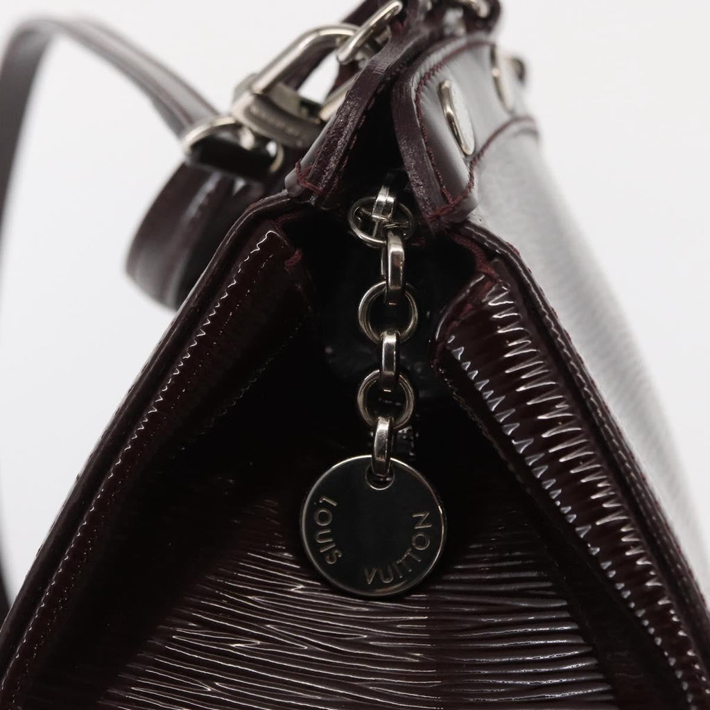 Louis Vuitton Brea Handbag Electric Epi Leather Purple Leather Handbag (Pre-Owned)
