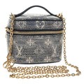Louis Vuitton Vanity Case Monoglam Jacquard Canvas Navy Canvas Clutche & Pouche Bag (Pre-Owned)