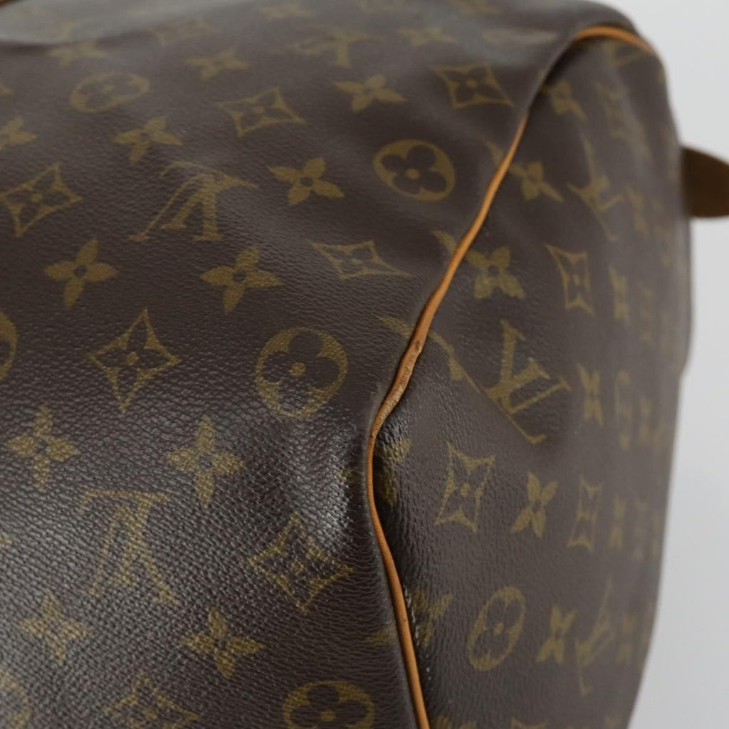 Louis Vuitton Keepall Bag Monogram Canvas Brown Canvas Travel Bag Bag (Pre-Owned)