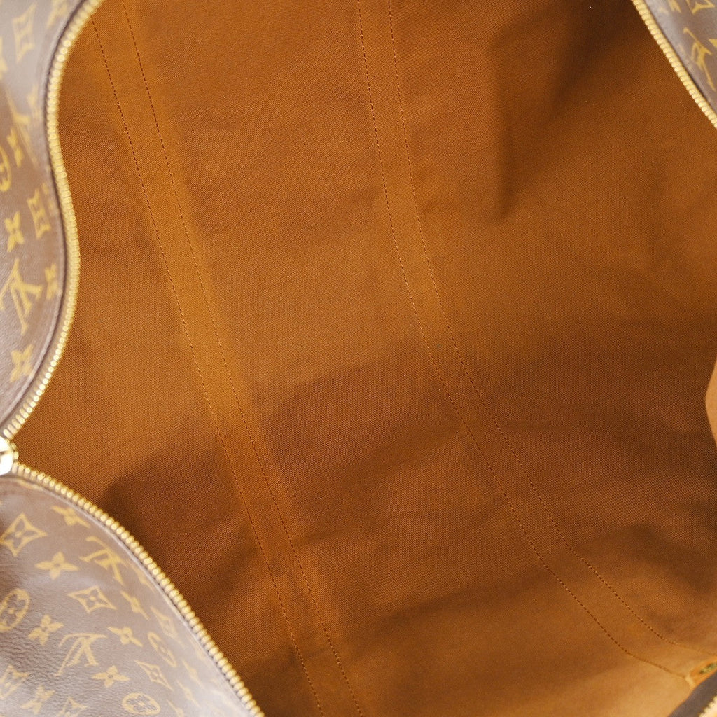 Louis Vuitton Keepall Bag Monogram Canvas Brown Canvas Travel Bag Bag (Pre-Owned)