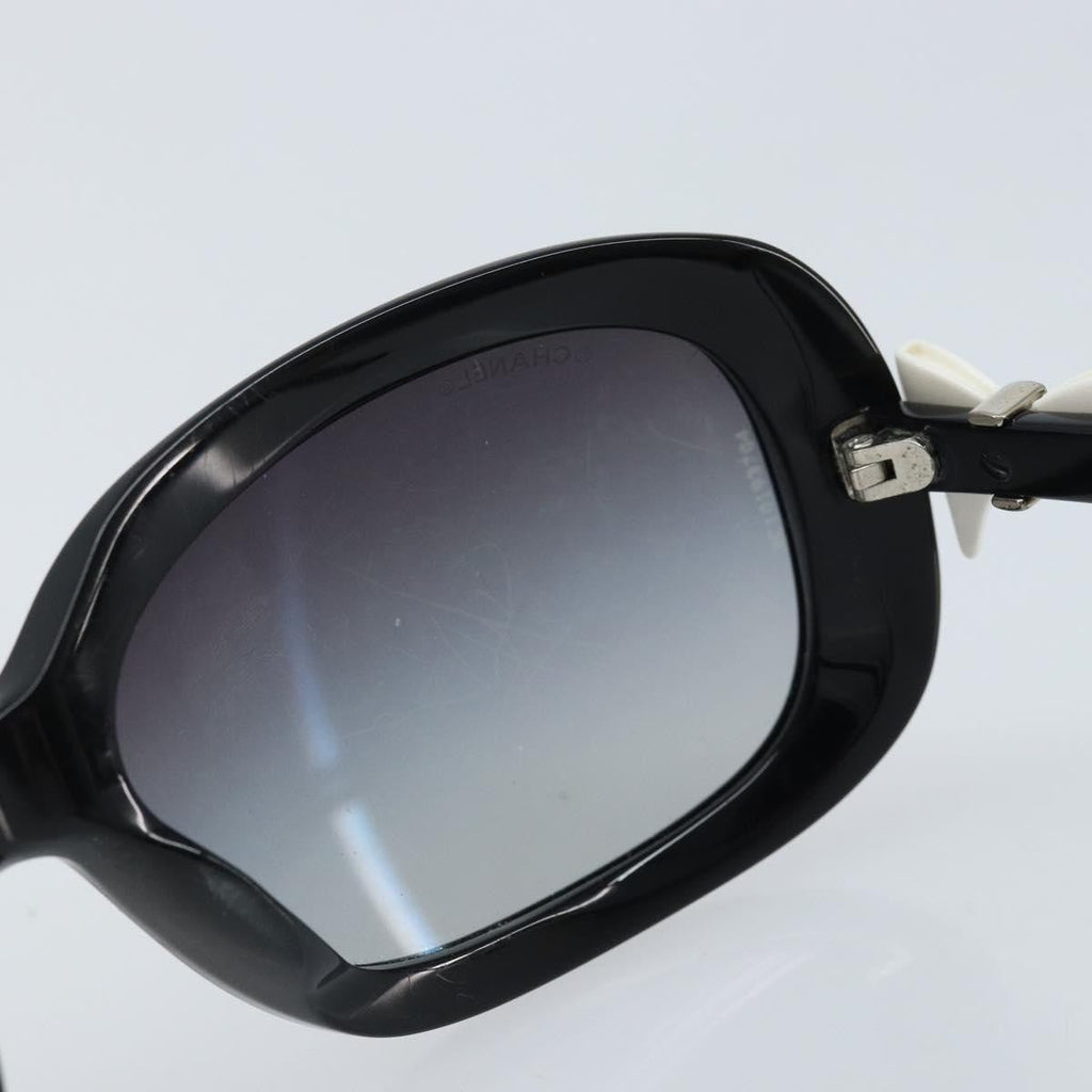 Chanel Logo Cc Sunglasses Plastic Black Plastic Sunglasse Accessory (Pre-Owned)