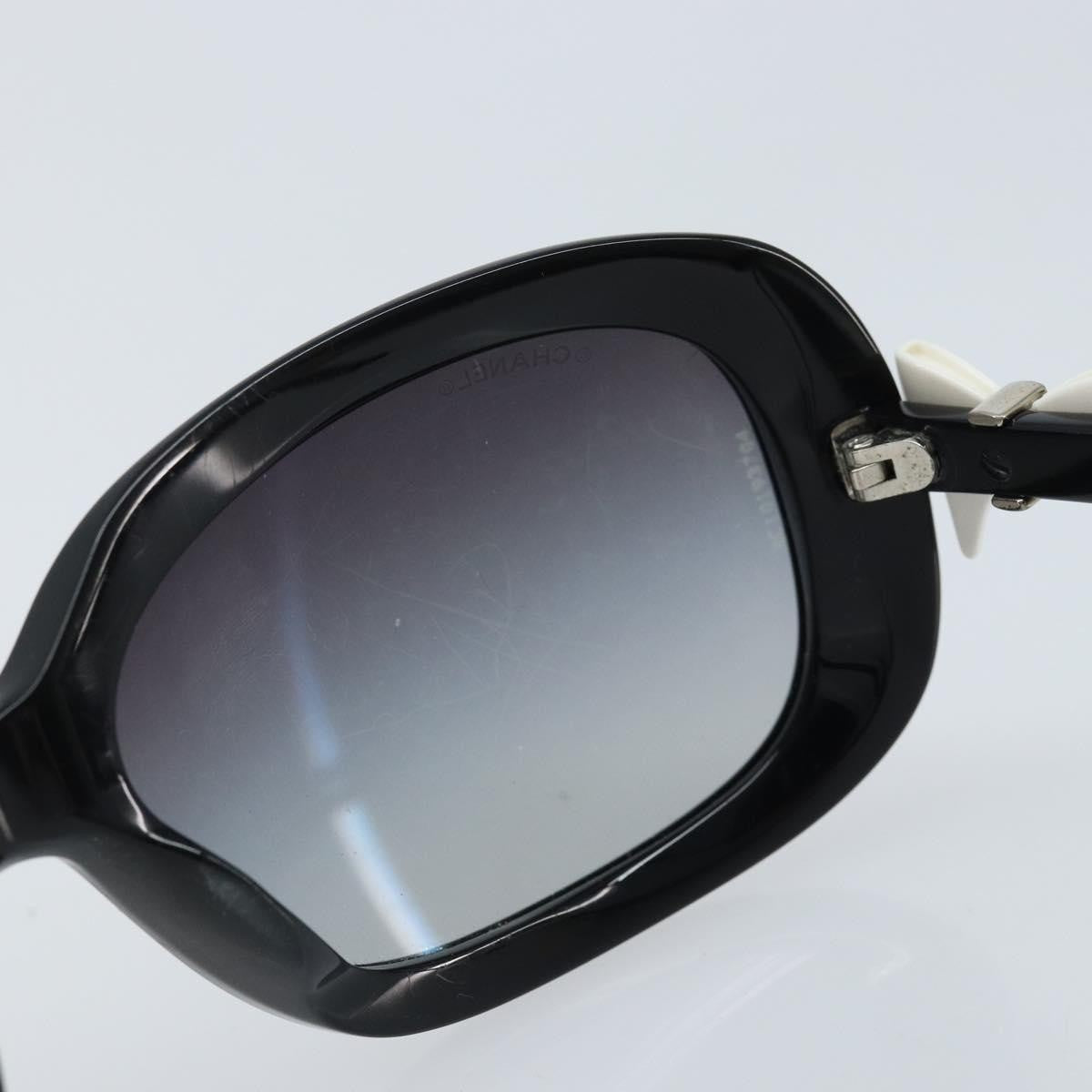 Chanel Logo Cc Sunglasses Plastic Black Plastic Sunglasse Accessory (Pre-Owned)