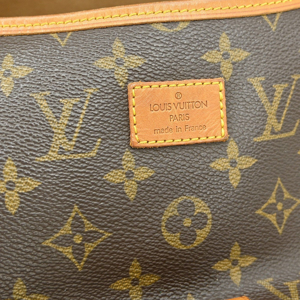 Louis Vuitton Saumur Handbag Monogram Canvas Brown Canvas Shoulder Bag Bag (Pre-Owned)