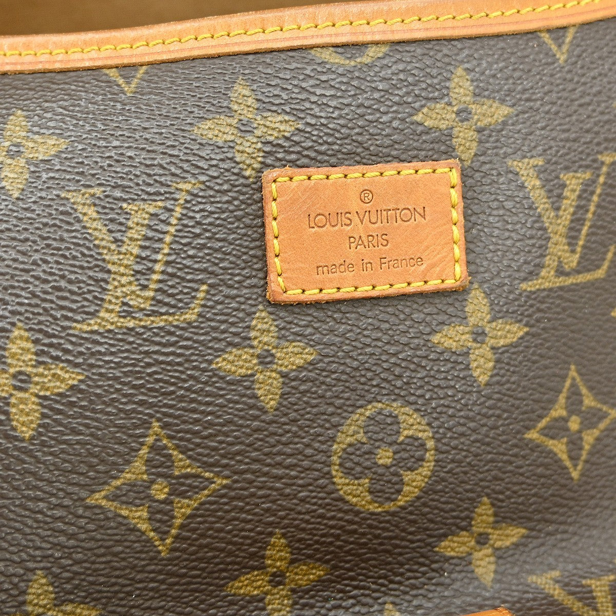 Louis Vuitton Saumur Handbag Monogram Canvas Brown Canvas Shoulder Bag Bag (Pre-Owned)