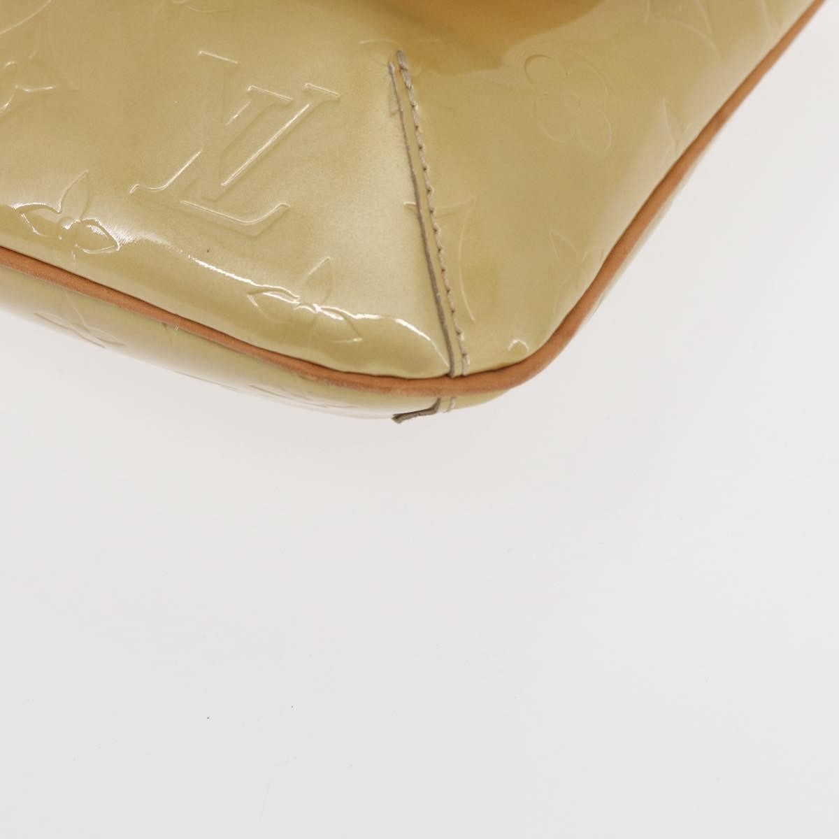 Louis Vuitton Thompson Street Handbag Monogram Vernis Beige Patent_Leather Shoulder Bag Bag (Pre-Owned)