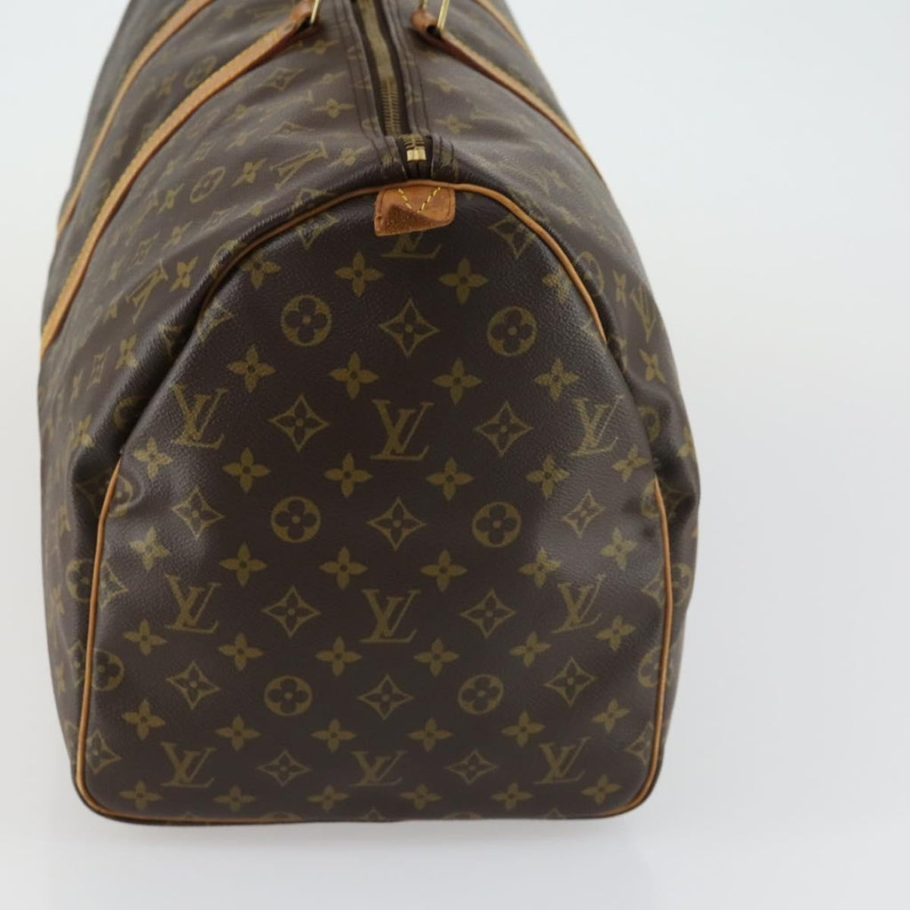 Louis Vuitton Keepall Bag Monogram Canvas Brown Canvas Travel Bag Bag (Pre-Owned)