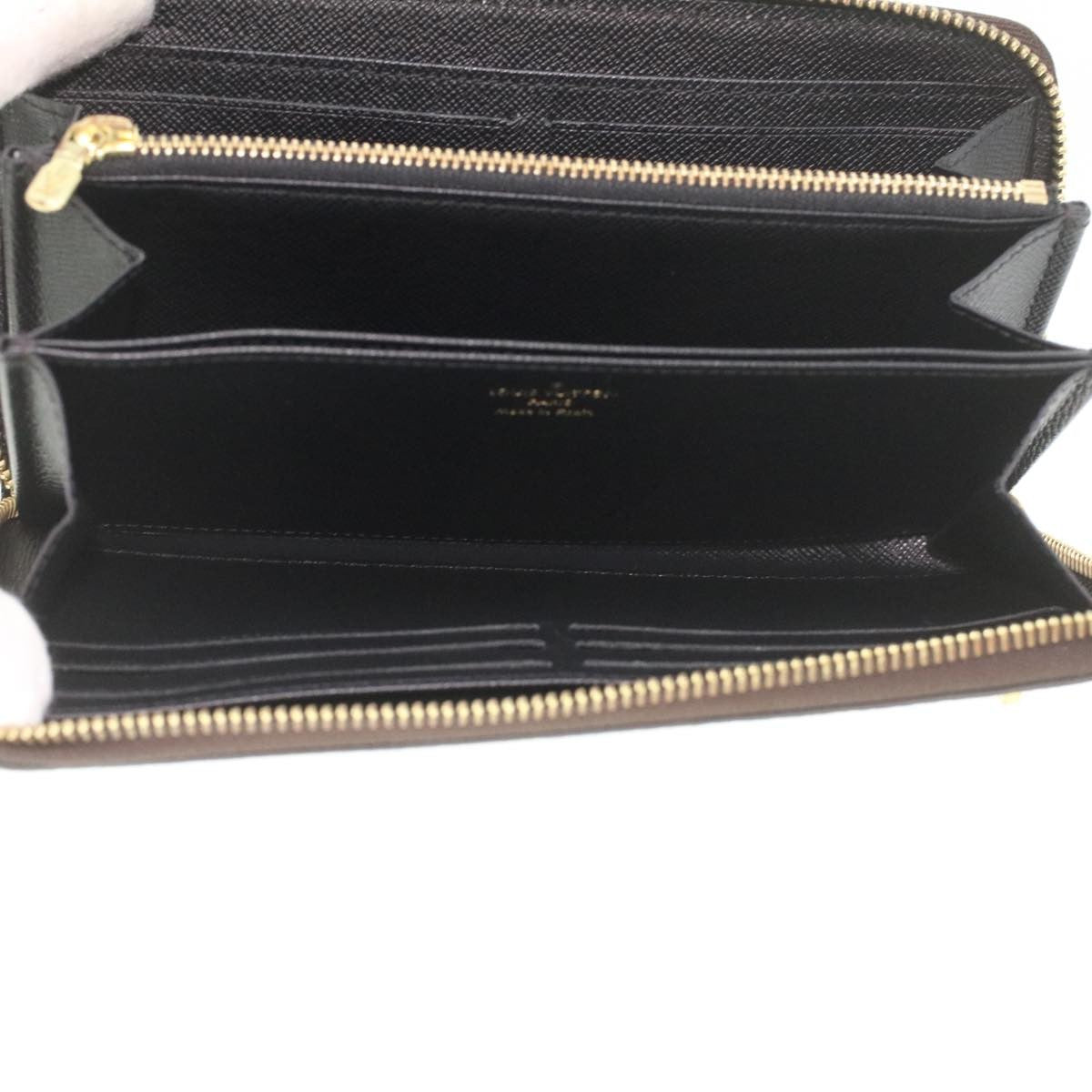 Louis Vuitton Zippy Wallet Nm Monogram Giant Reverse Brown Canvas Wallets Accessory (Pre-Owned)