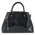 Louis Vuitton Montaigne Handbag Monogram Vernis Black Patent_Leather Handbag (Pre-Owned)