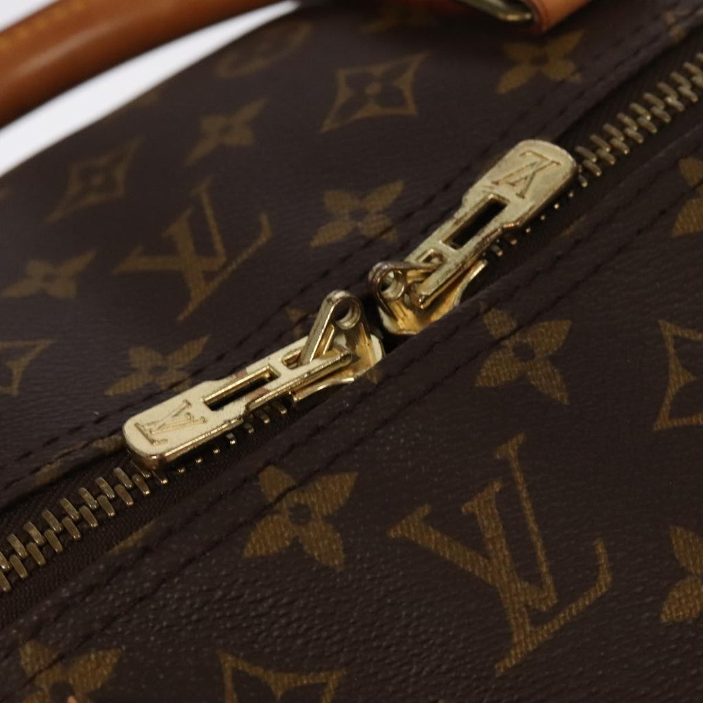 Louis Vuitton Keepall Bag Monogram Canvas Brown Canvas Travel Bag Bag (Pre-Owned)