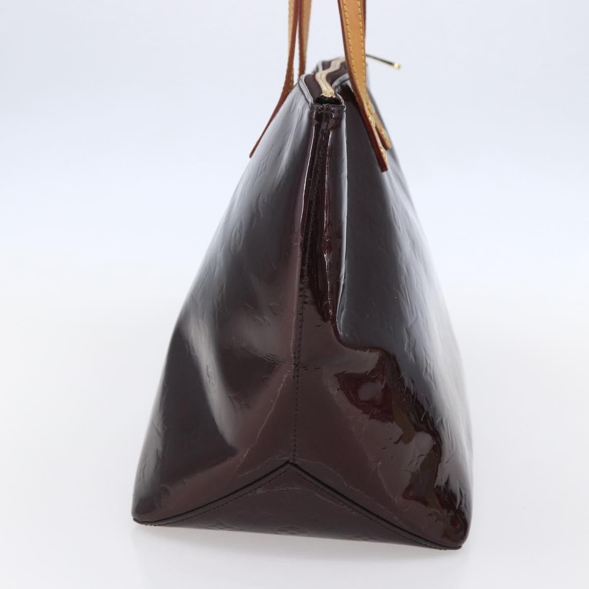 Louis Vuitton Bellevue Handbag Monogram Vernis Purple Patent_Leather Tote Bag Bag (Pre-Owned)