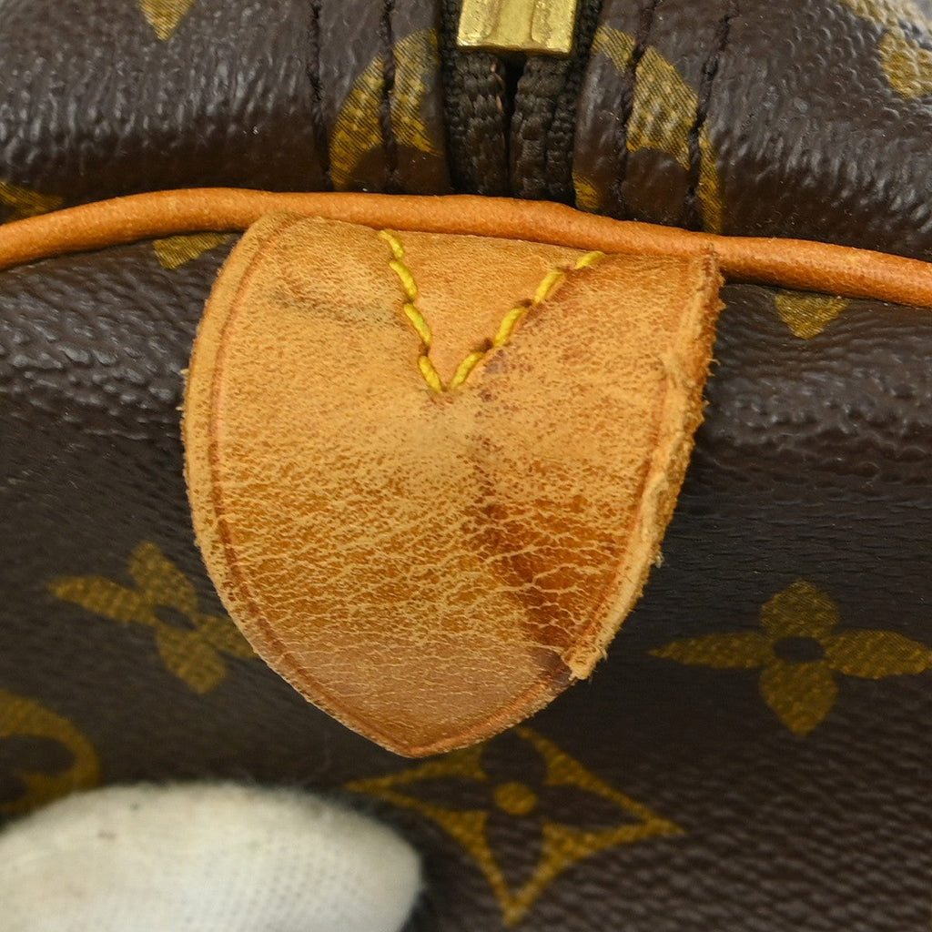 Louis Vuitton Keepall Bag Monogram Canvas Brown Canvas Travel Bag Bag (Pre-Owned)