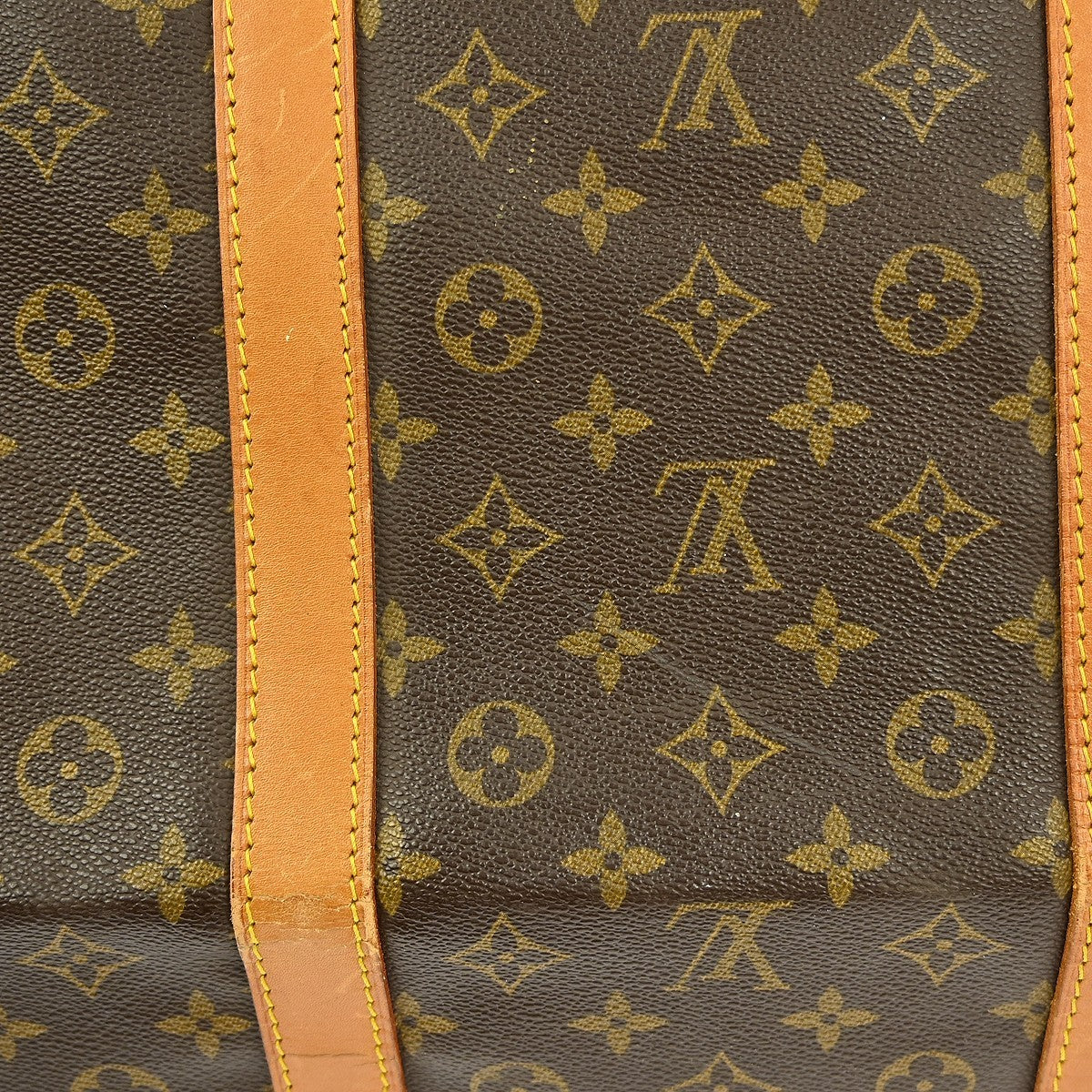 Louis Vuitton Keepall Bag Monogram Canvas Brown Canvas Travel Bag Bag (Pre-Owned)