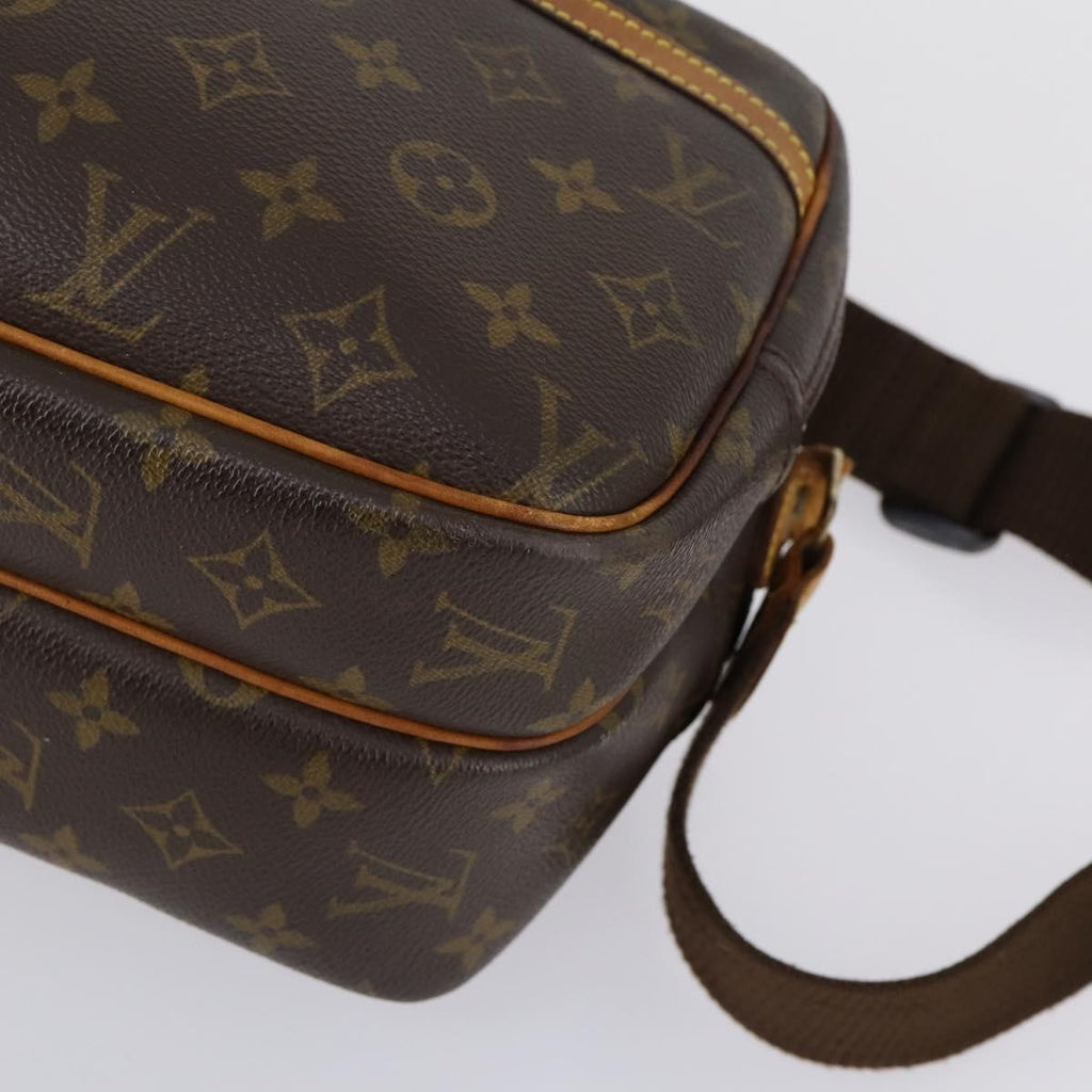 Louis Vuitton Reporter Bag Monogram Canvas Brown Canvas Shoulder Bag Bag (Pre-Owned)