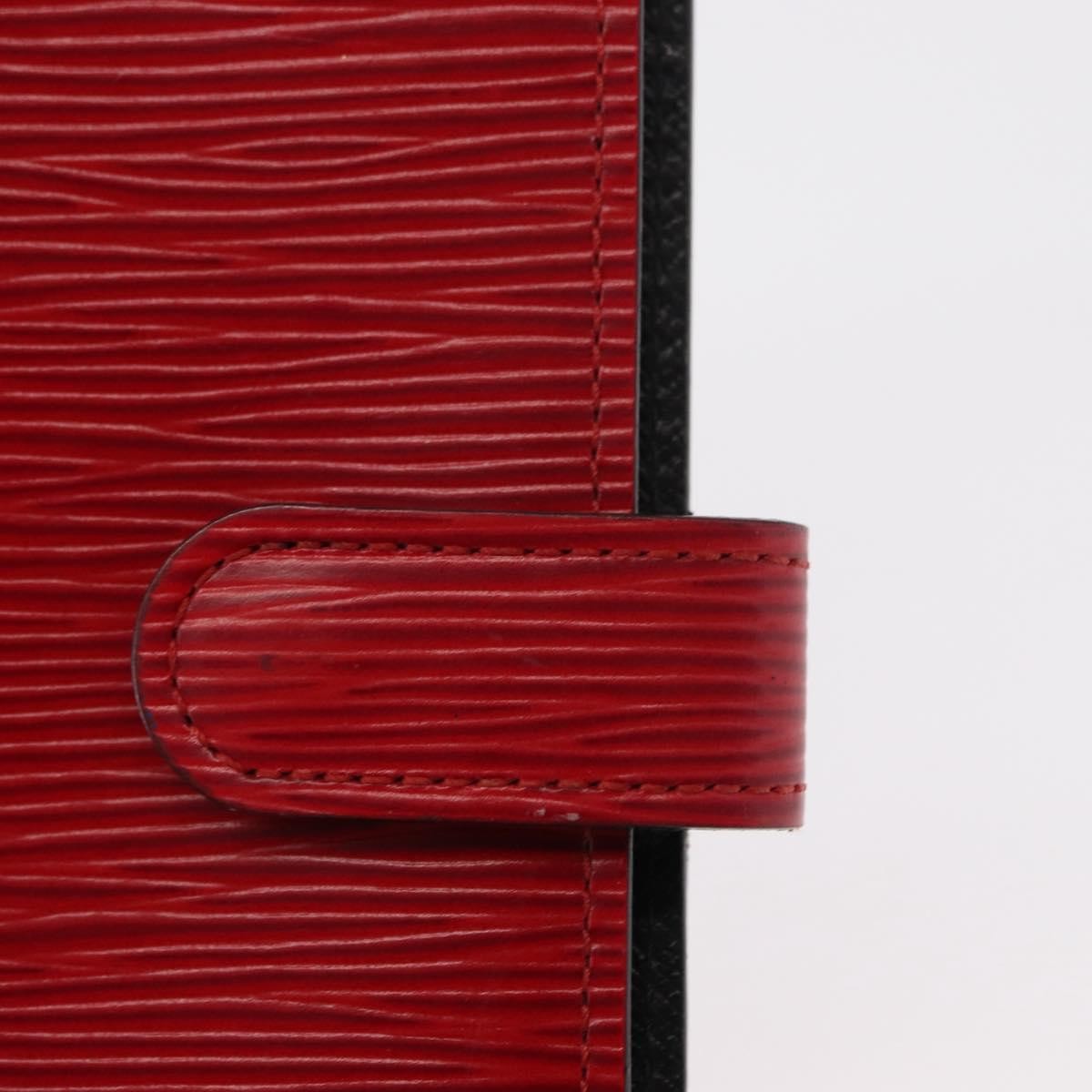 Louis Vuitton Agenda Cover Epi Leather Red Leather Wallets Accessory (Pre-Owned)