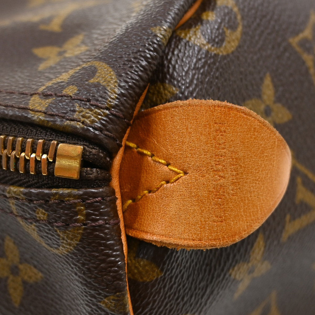 Louis Vuitton Keepall Bag Monogram Canvas Brown Canvas Travel Bag Bag (Pre-Owned)