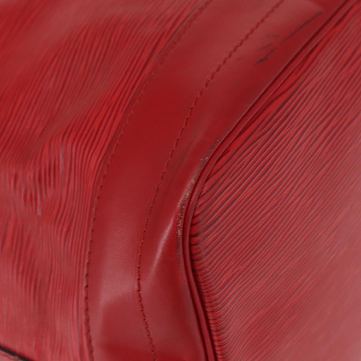 Louis Vuitton Noe Handbag Epi Leather Red Leather Shoulder Bag Bag (Pre-Owned)