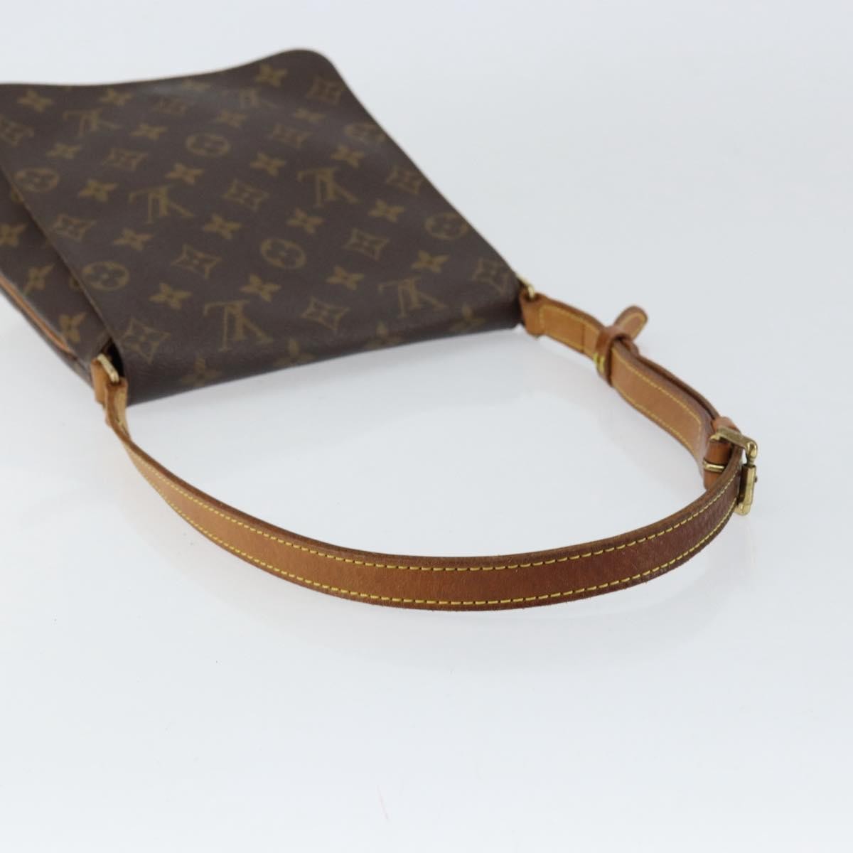 Louis Vuitton Musette Salsa Handbag Monogram Canvas Brown Canvas Shoulder Bag Bag (Pre-Owned)