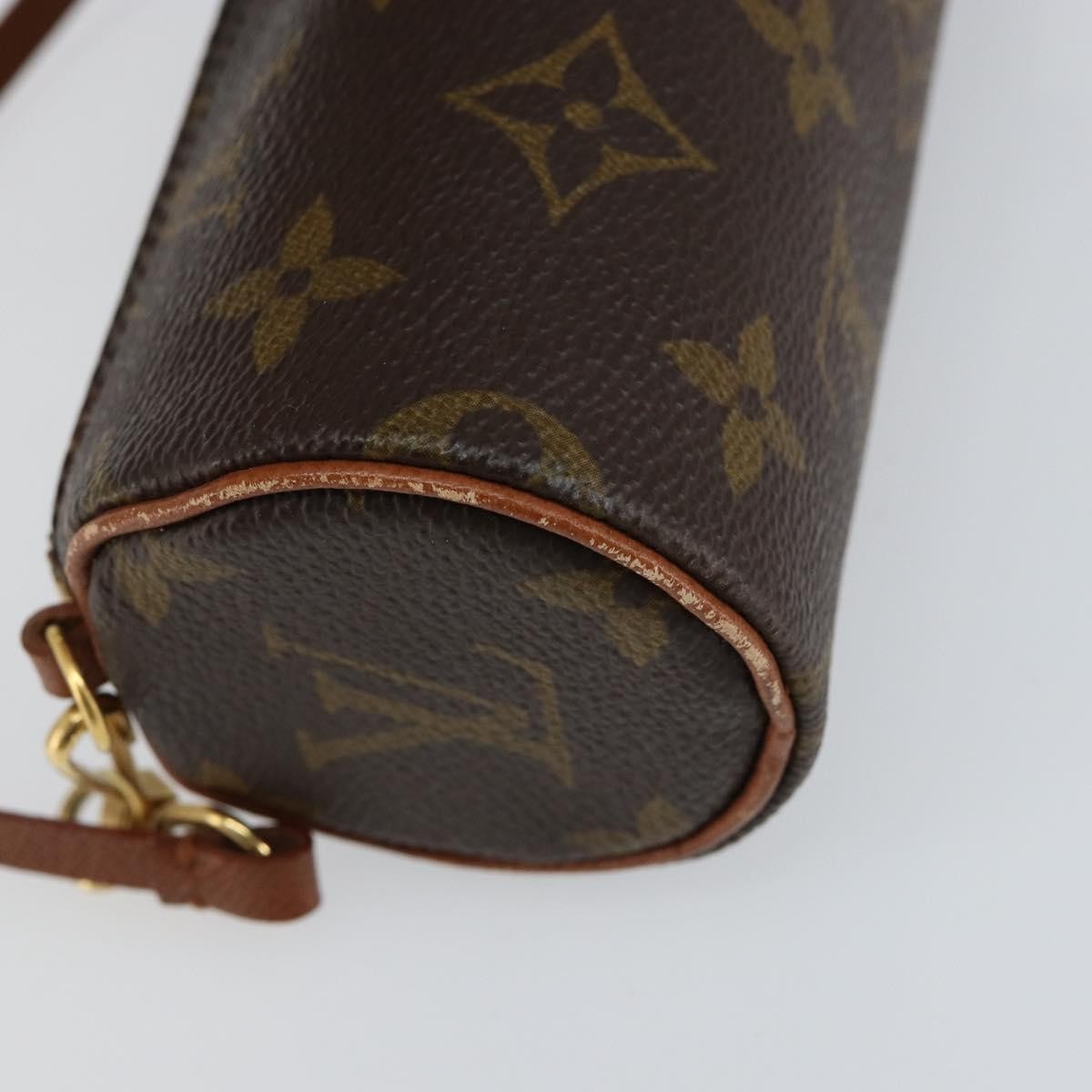 Louis Vuitton Papillon Pochette Monogram Canvas Brown Canvas Clutche & Pouche Bag (Pre-Owned)