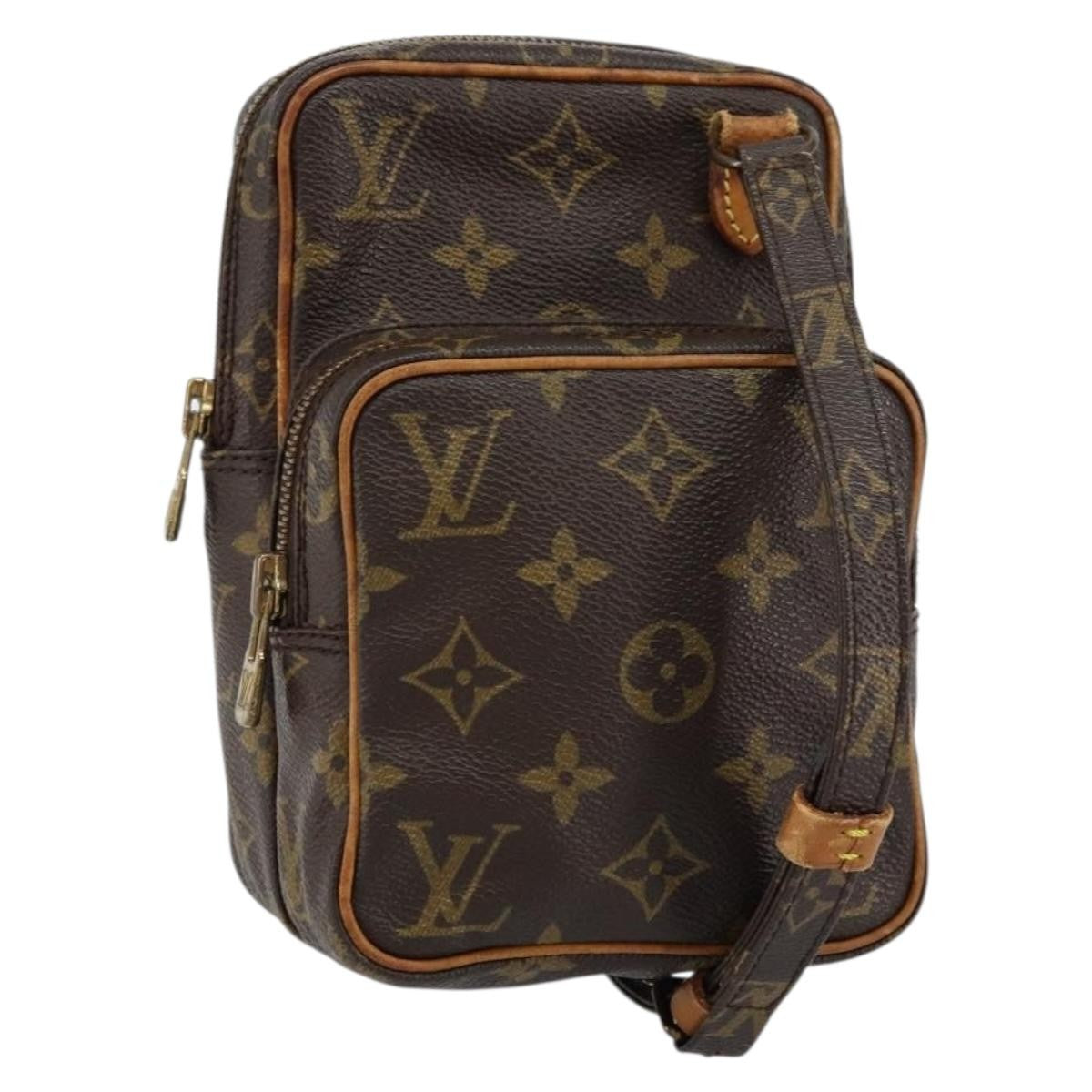Louis Vuitton Amazone Bag Monogram Canvas Brown Canvas Shoulder Bag Bag (Pre-Owned)