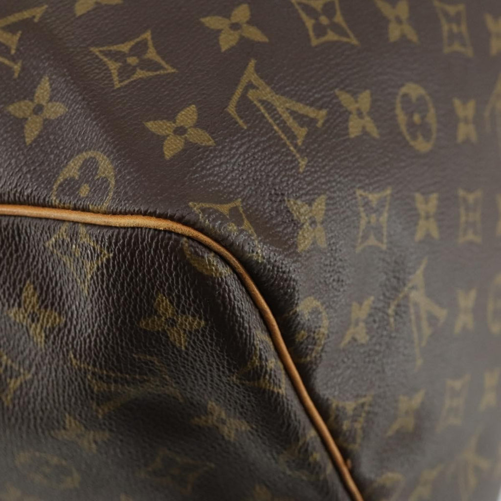 Louis Vuitton Keepall Bag Monogram Canvas Brown Canvas Travel Bag Bag (Pre-Owned)