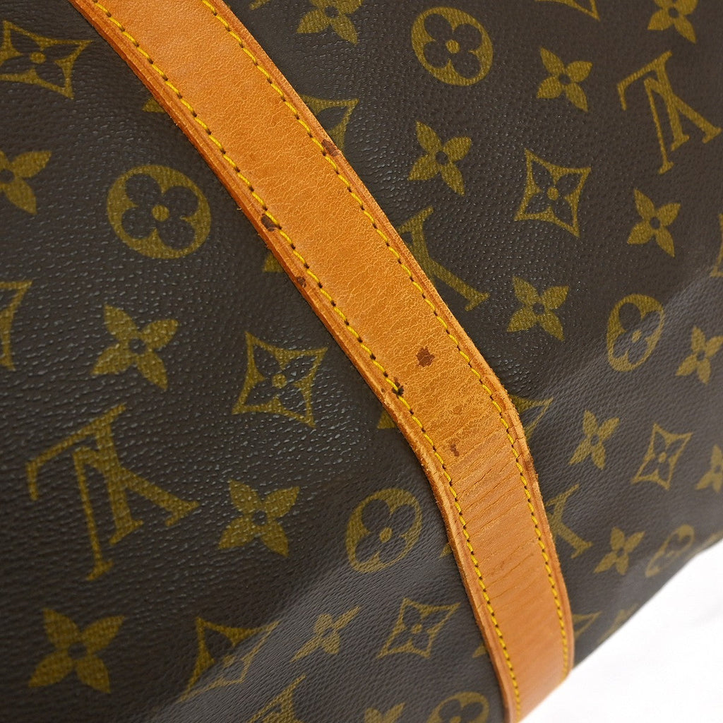 Louis Vuitton Keepall Bandouliere Bag Monogram Canvas Brown Canvas Travel Bag Bag (Pre-Owned)