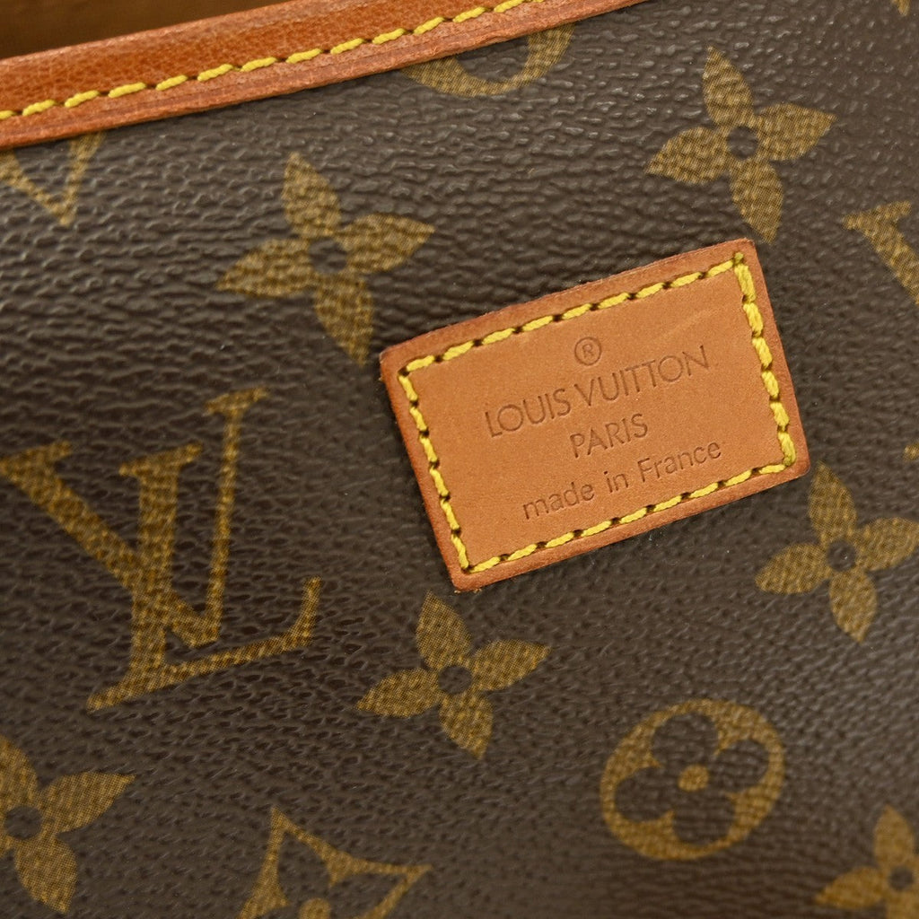 Louis Vuitton Saumur Handbag Monogram Canvas Brown Canvas Shoulder Bag Bag (Pre-Owned)